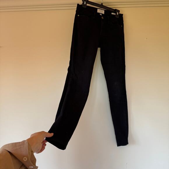 Frame Denim Le Skinny de Jeanne Film Noir - Picture 2 of 14